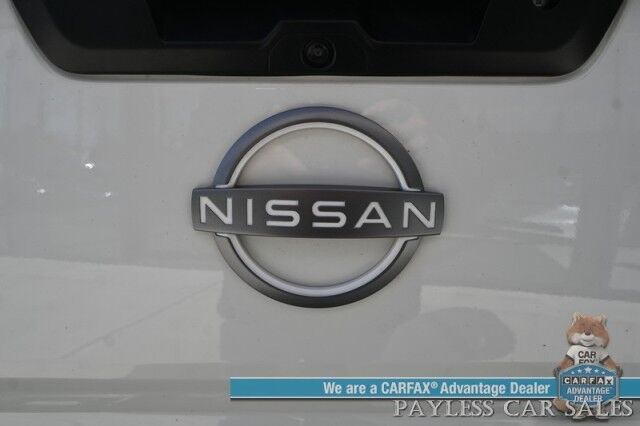 2024 Nissan Frontier SV / 4X4 / Convenience & Tech Pkg / Crew Cab / Auto Start / Heated Seats & Steering / Adaptive Cruise / Lane Depart & Blind Spot / Apple CarPlay & Android Auto / Back Up Camera / Bed Liner / Tow Pkg / Block Heater / 1-Owner Anchorage AK