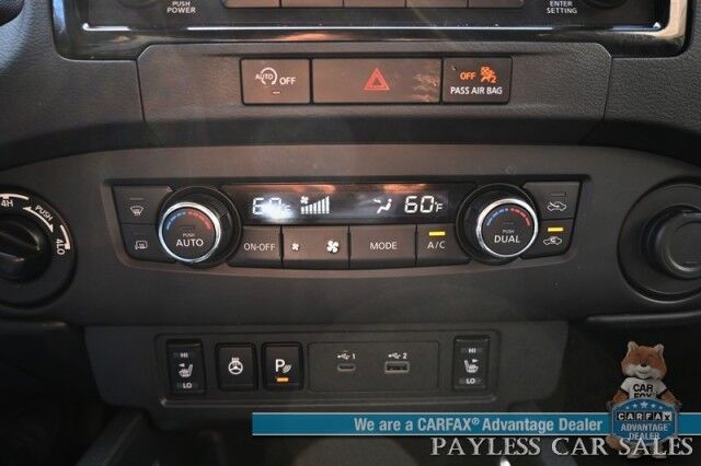 2024 Nissan Frontier SV / 4X4 / Convenience & Tech Pkg / Crew Cab / Auto Start / Heated Seats & Steering / Adaptive Cruise / Lane Depart & Blind Spot / Apple CarPlay & Android Auto / Back Up Camera / Bed Liner / Tow Pkg / Block Heater / 1-Owner Anchorage AK