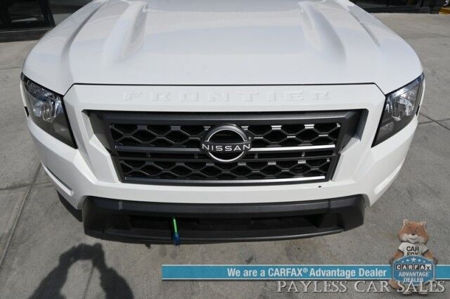 2024 Nissan Frontier SV / 4X4 / Convenience & Tech Pkg / Crew Cab / Auto Start / Heated Seats & Steering / Adaptive Cruise / Lane Depart & Blind Spot / Apple CarPlay & Android Auto / Back Up Camera / Bed Liner / Tow Pkg / Block Heater / 1-Owner Anchorage AK