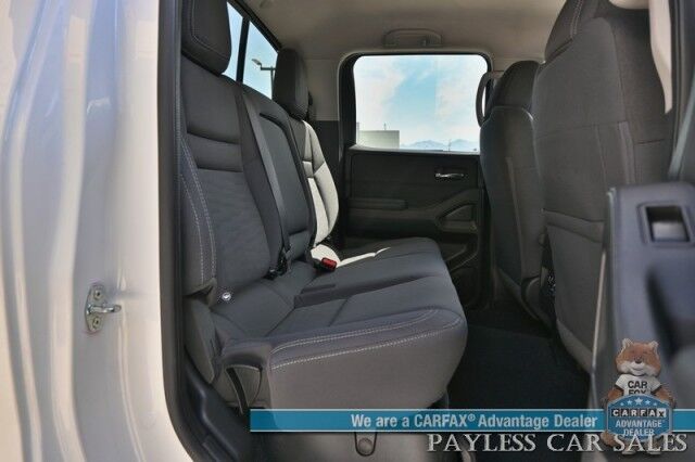 2024 Nissan Frontier SV / 4X4 / Crew Cab / Auto Start / Convenience & Technology Pkg / Power & Heated Cloth Seats / Heated Steering Wheel / Lane Depart & Blind Spot / Apple CarPlay & Android Auto / Back Up Cam / Bed Liner / Tow Pkg / 1-Owner Anchorage AK