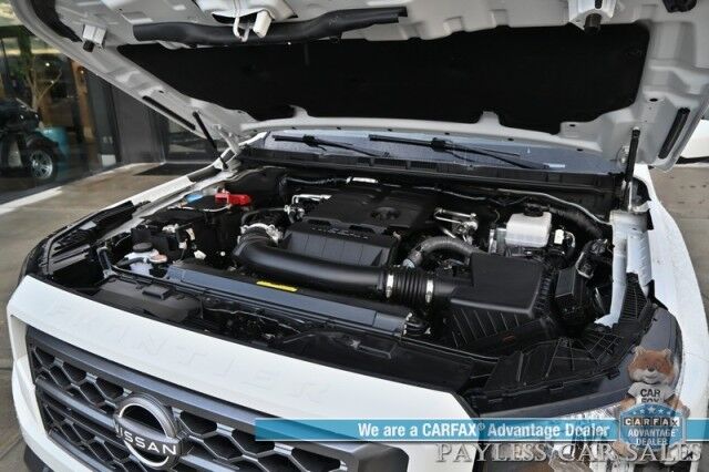 2024 Nissan Frontier SV / 4X4 / Crew Cab / Auto Start / Convenience & Technology Pkg / Power & Heated Cloth Seats / Heated Steering Wheel / Lane Depart & Blind Spot / Apple CarPlay & Android Auto / Back Up Cam / Bed Liner / Tow Pkg / 1-Owner Wasilla AK