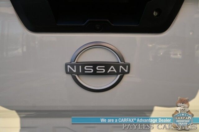 2024 Nissan Frontier SV / 4X4 / Crew Cab / Auto Start / Convenience & Technology Pkg / Power & Heated Cloth Seats / Heated Steering Wheel / Lane Depart & Blind Spot / Apple CarPlay & Android Auto / Back Up Cam / Bed Liner / Tow Pkg / 1-Owner Anchorage AK