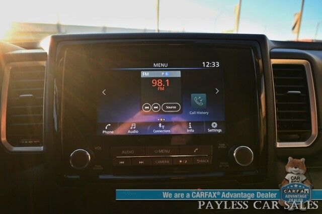 2024 Nissan Frontier SV / 4X4 / Crew Cab / Auto Start / Convenience & Technology Pkg / Power & Heated Cloth Seats / Heated Steering Wheel / Lane Depart & Blind Spot / Apple CarPlay & Android Auto / Back Up Cam / Bed Liner / Tow Pkg / 1-Owner Anchorage AK