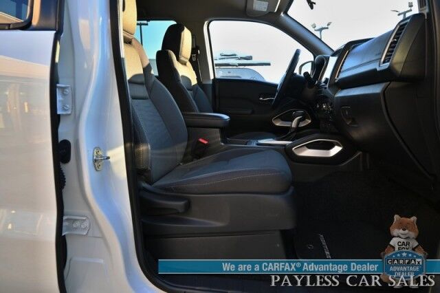 2024 Nissan Frontier SV / 4X4 / Crew Cab / Auto Start / Convenience & Technology Pkg / Power & Heated Cloth Seats / Heated Steering Wheel / Lane Depart & Blind Spot / Apple CarPlay & Android Auto / Back Up Cam / Bed Liner / Tow Pkg / 1-Owner Anchorage AK