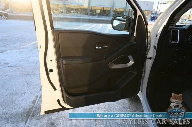 2024 Nissan Frontier SV / 4X4 / Crew Cab / Auto Start / Convenience & Technology Pkg / Power & Heated Cloth Seats / Heated Steering Wheel / Lane Depart & Blind Spot / Apple CarPlay & Android Auto / Back Up Cam / Bed Liner / Tow Pkg / 1-Owner Anchorage AK