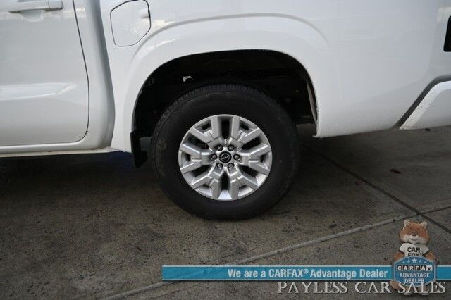 2024 Nissan Frontier SV / 4X4 / Crew Cab / Auto Start / Convenience & Technology Pkg / Power & Heated Cloth Seats / Heated Steering Wheel / Lane Depart & Blind Spot / Apple CarPlay & Android Auto / Back Up Cam / Bed Liner / Tow Pkg / 1-Owner Anchorage AK