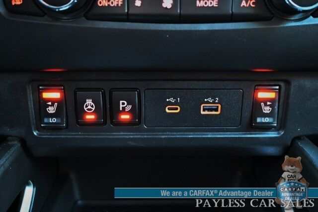 2024 Nissan Frontier SV / 4X4 / Crew Cab / Convenience Pkg / Tech Pkg / Auto Start / Power & Heated Cloth Seats / Heated Steering Wheel / Blind Spot Alert / Apple CarPlay & Android Auto / Keyless Entry & Start / Bed Liner / Tow Pkg / 1-Owner Anchorage AK