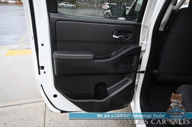 2024 Nissan Frontier SV / 4X4 / Crew Cab / Tech & Convenience Pkg / Auto Start / Power & Heated Cloth Seats / Heated Steering / Adaptive Cruise / Lane Depart & Blind Spot / Apple CarPlay & Android Auto / Bed Liner / Tow Pkg / 1-Owner Anchorage AK 2024 Nissan Frontier SV / 4X4 / Crew Cab / Tech & Convenience Pkg / Auto Start / Power & Heated Cloth Seats / Heated Steering / Adaptive Cruise / Lane Depart & Blind Spot / Apple CarPlay & Android Auto / Bed Liner / Tow Pkg / 1-Owner Anchorage AK