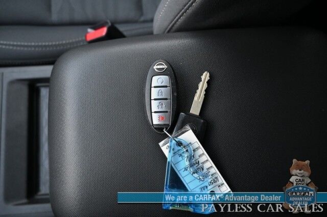 2024 Nissan Frontier SV / 4X4 / Crew Cab / Tech & Convenience Pkg / Auto Start / Power & Heated Cloth Seats / Heated Steering / Adaptive Cruise / Lane Depart & Blind Spot / Apple CarPlay & Android Auto / Bed Liner / Tow Pkg / 1-Owner Anchorage AK 2024 Nissan Frontier SV / 4X4 / Crew Cab / Tech & Convenience Pkg / Auto Start / Power & Heated Cloth Seats / Heated Steering / Adaptive Cruise / Lane Depart & Blind Spot / Apple CarPlay & Android Auto / Bed Liner / Tow Pkg / 1-Owner Anchorage AK