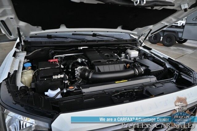 2024 Nissan Frontier SV / 4X4 / Crew Cab / Tech & Convenience Pkg / Auto Start / Power & Heated Cloth Seats / Heated Steering / Adaptive Cruise / Lane Depart & Blind Spot / Apple CarPlay & Android Auto / Bed Liner / Tow Pkg / 1-Owner Anchorage AK 2024 Nissan Frontier SV / 4X4 / Crew Cab / Tech & Convenience Pkg / Auto Start / Power & Heated Cloth Seats / Heated Steering / Adaptive Cruise / Lane Depart & Blind Spot / Apple CarPlay & Android Auto / Bed Liner / Tow Pkg / 1-Owner Anchorage AK