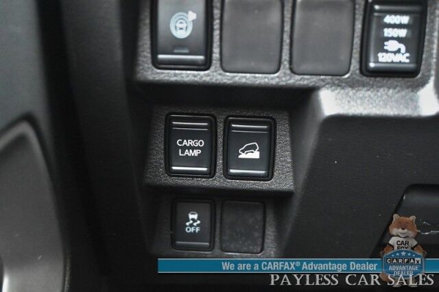 2024 Nissan Frontier SV / 4X4 / Crew Cab / Tech & Convenience Pkg / Auto Start / Power & Heated Seats / Heated Steering / Adaptive Cruise / Lane Depart & Blind Spot Alert / Apple CarPlay & Android Auto / Bed Liner / Tow Pkg / 1-Owner Anchorage AK