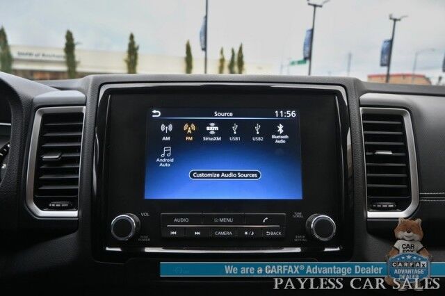 2024 Nissan Frontier SV / 4X4 / Crew Cab / Tech & Convenience Pkg / Auto Start / Power & Heated Seats / Heated Steering / Adaptive Cruise / Lane Depart & Blind Spot Alert / Apple CarPlay & Android Auto / Bed Liner / Tow Pkg / 1-Owner Anchorage AK