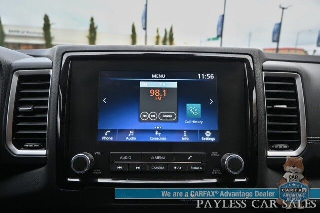 2024 Nissan Frontier SV / 4X4 / Crew Cab / Tech & Convenience Pkg / Auto Start / Power & Heated Seats / Heated Steering / Adaptive Cruise / Lane Depart & Blind Spot Alert / Apple CarPlay & Android Auto / Bed Liner / Tow Pkg / 1-Owner Anchorage AK