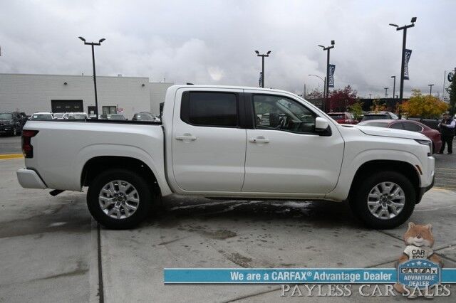 2024 Nissan Frontier SV / 4X4 / Crew Cab / Tech & Convenience Pkg / Auto Start / Power & Heated Seats / Heated Steering / Adaptive Cruise / Lane Depart & Blind Spot Alert / Apple CarPlay & Android Auto / Bed Liner / Tow Pkg / 1-Owner Anchorage AK