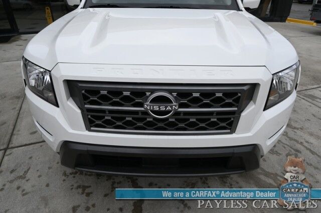 2024 Nissan Frontier SV / 4X4 / Crew Cab / Tech & Convenience Pkg / Auto Start / Power & Heated Seats / Heated Steering / Adaptive Cruise / Lane Depart & Blind Spot Alert / Apple CarPlay & Android Auto / Bed Liner / Tow Pkg / 1-Owner Anchorage AK