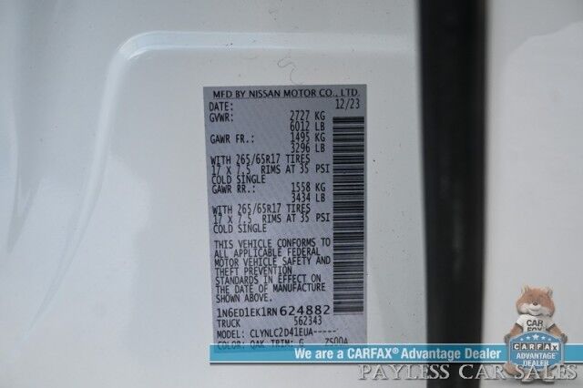 2024 Nissan Frontier SV Anchorage AK