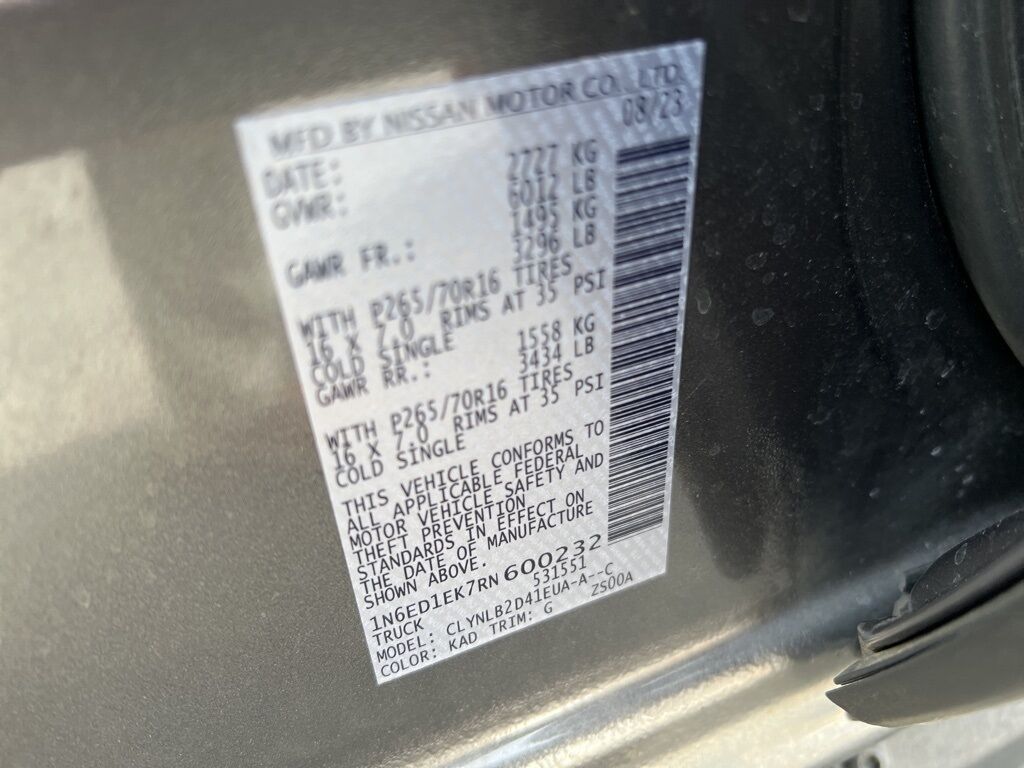 2024 Nissan Frontier SV Mount Joy PA