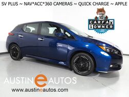 2024_Nissan_LEAF SV PLUS_*PROPILOT ASSIST, NAVIGATION, 360 VIEW CAMERAS, SAFETY ALERTS, ADAPTIVE CRUISE, HEATED SEATS/STEERING WHEEL, QUICK CHARGE, BLACK ALLOY WHEELS, APPLE CARPLAY_ Round Rock TX