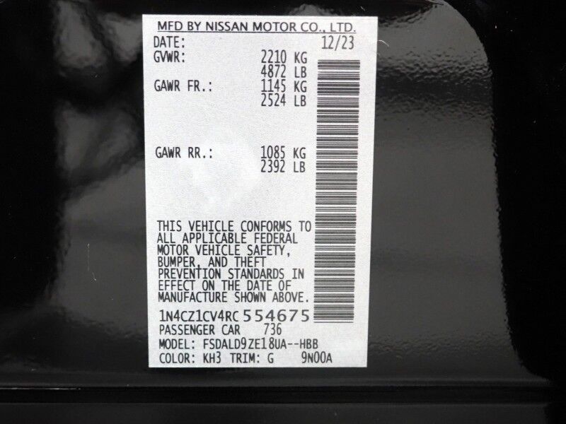 2024 Nissan LEAF SV PLUS *PROPILOT ASSIST, NAVIGATION, 360 VIEW CAMERAS, SAFETY ALERTS, ADAPTIVE CRUISE, HEATED SEATS/STEERING WHEEL, QUICK CHARGE, BLACK ALLOY WHEELS, APPLE CARPLAY Round Rock TX
