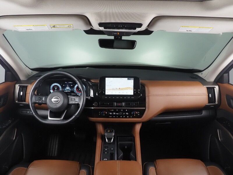 2024 Nissan Pathfinder Platinum *HEADS-UP DISPLAY, NAVIGATION, ADAPTIVE CRUISE, SAFETY ALERTS, 360 VIEW CAMERAS, COLOR TOUCHSCREEN, PANORAMA MOONROOF, LEATHER, CLIMATE SEATS, HEATED STEERING, 2ND ROW CAPTAIN'S, BOSE, WIRELESS CHARGING, ANDROID & APPLE