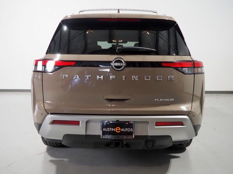 2024 Nissan Pathfinder Platinum *HEADS-UP DISPLAY, NAVIGATION, PROPILOT ASSIST, ADAPTIVE CRUISE, SAFETY ALERTS, 360 VIEW CAMERAS, PANORAMA MOONROOF, SEMI-ANILINE LEATHER, HEATED SEATS/STEERING, 2ND ROW CAPTAIN'S, REMOTE START, BOSE, WIRELESS CHARGING Round Rock TX