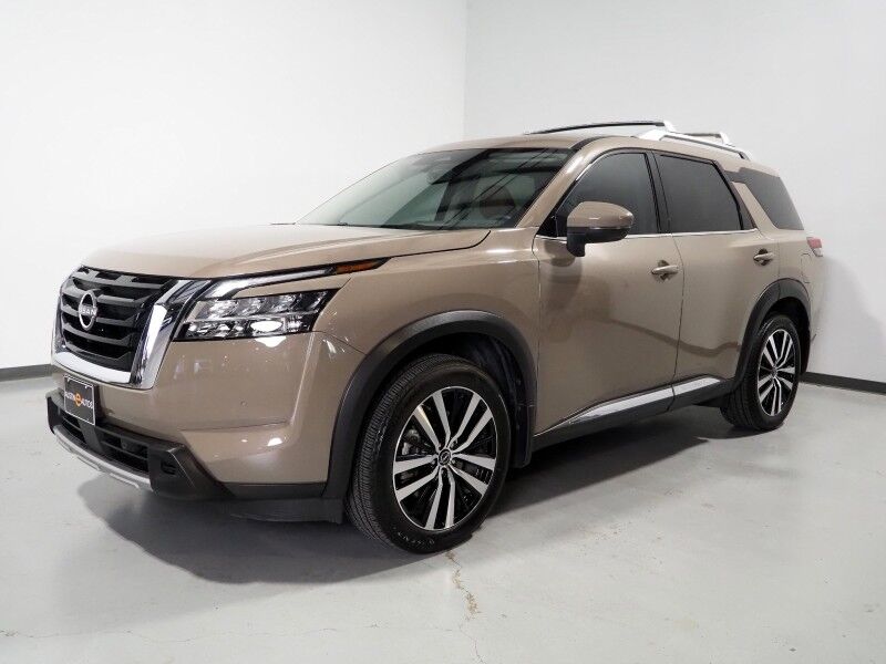 2024 Nissan Pathfinder Platinum *HEADS-UP DISPLAY, NAVIGATION, PROPILOT ASSIST, ADAPTIVE CRUISE, SAFETY ALERTS, 360 VIEW CAMERAS, PANORAMA MOONROOF, SEMI-ANILINE LEATHER, HEATED SEATS/STEERING, 2ND ROW CAPTAIN'S, REMOTE START, BOSE, WIRELESS CHARGING Round Rock TX