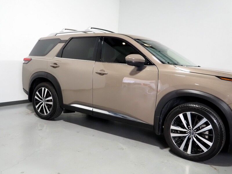 2024 Nissan Pathfinder Platinum *HEADS-UP DISPLAY, NAVIGATION, PROPILOT ASSIST, ADAPTIVE CRUISE, SAFETY ALERTS, 360 VIEW CAMERAS, PANORAMA MOONROOF, SEMI-ANILINE LEATHER, HEATED SEATS/STEERING, 2ND ROW CAPTAIN'S, REMOTE START, BOSE, WIRELESS CHARGING Round Rock TX