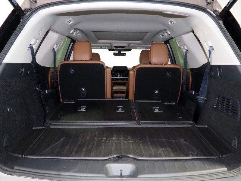 2024 Nissan Pathfinder Platinum *HEADS-UP DISPLAY, NAVIGATION, PROPILOT ASSIST, ADAPTIVE CRUISE, SAFETY ALERTS, 360 VIEW CAMERAS, PANORAMA MOONROOF, SEMI-ANILINE LEATHER, HEATED SEATS/STEERING, 2ND ROW CAPTAIN'S, REMOTE START, BOSE, WIRELESS CHARGING Round Rock TX