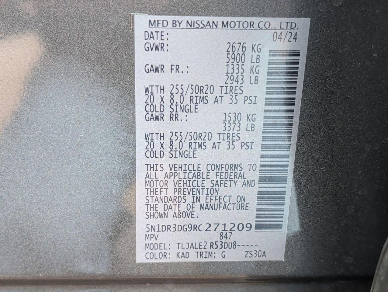 2024 Nissan Pathfinder Platinum San Juan TX