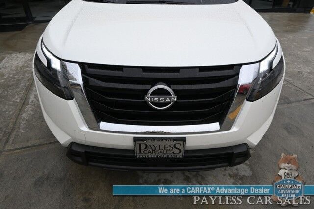 2024 Nissan Pathfinder SV / AWD / Auto Start / Heated Premium Cloth Seats / Adaptive Cruise Control / Lane Departure & Blind Spot Alert / Apple CarPlay & Android Auto / Back Up Camera / 3rd Row / Seats 8 / 1-Owner Anchorage AK