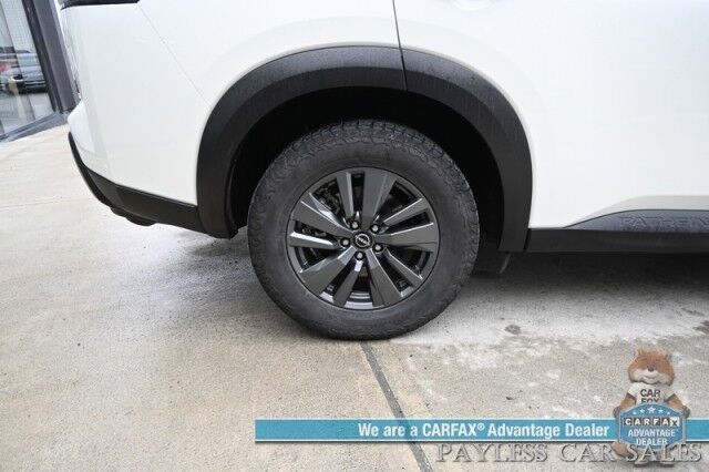 2024 Nissan Pathfinder SV / AWD / Auto Start / Heated Premium Cloth Seats / Adaptive Cruise Control / Lane Departure & Blind Spot Alert / Apple CarPlay & Android Auto / Back Up Camera / 3rd Row / Seats 8 / 1-Owner Anchorage AK