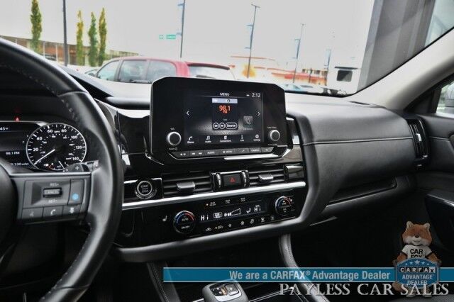 2024 Nissan Pathfinder SV / AWD / Auto Start / Heated Premium Cloth Seats / Adaptive Cruise Control / Lane Departure & Blind Spot Alert / Apple CarPlay & Android Auto / Back Up Camera / 3rd Row / Seats 8 / 1-Owner Anchorage AK