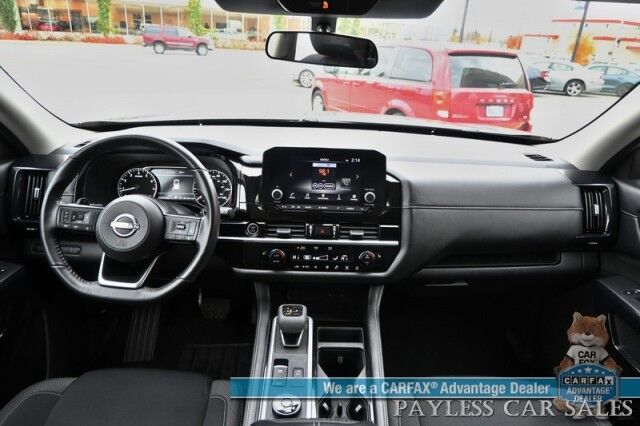 2024 Nissan Pathfinder SV / AWD / Auto Start / Heated Premium Cloth Seats / Adaptive Cruise Control / Lane Departure & Blind Spot Alert / Apple CarPlay & Android Auto / Back Up Camera / 3rd Row / Seats 8 / 1-Owner Anchorage AK