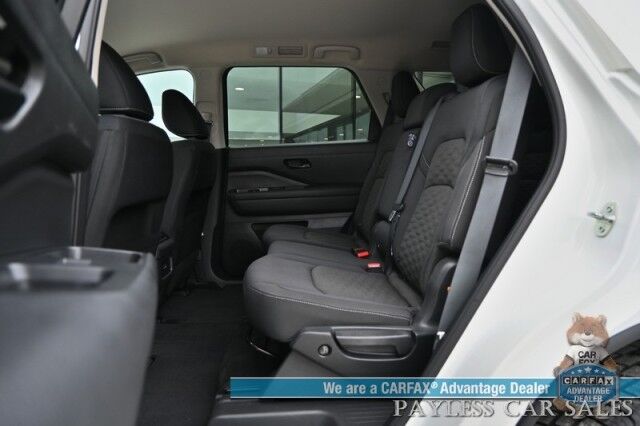 2024 Nissan Pathfinder SV / AWD / Auto Start / Power & Heated Cloth Seats / Adaptive Cruise Control / Lane Departure & Blind Spot / Apple CarPlay & Android Auto / Back Up Camera / 3rd Row / Seats 8 / Cruise Control / 27 MPG / 1-Owner Anchorage AK
