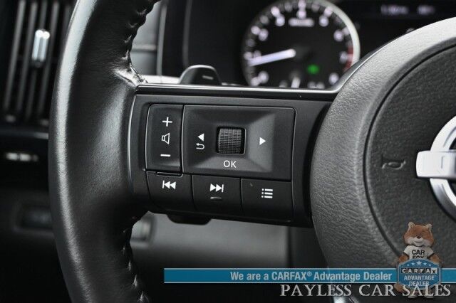 2024 Nissan Pathfinder SV / AWD / Auto Start / Power & Heated Cloth Seats / Adaptive Cruise Control / Lane Departure & Blind Spot / Apple CarPlay & Android Auto / Back Up Camera / 3rd Row / Seats 8 / Cruise Control / 27 MPG / 1-Owner Anchorage AK