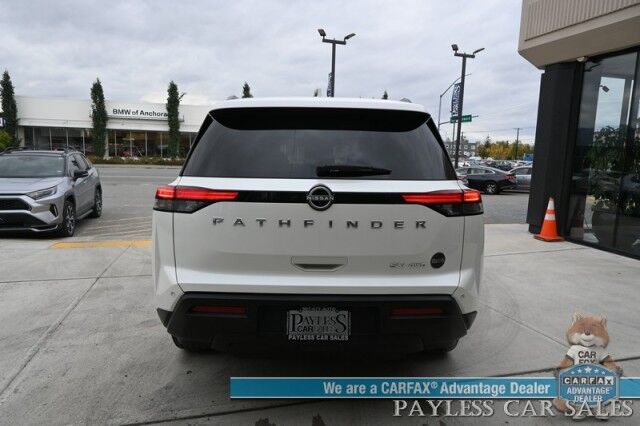 2024 Nissan Pathfinder SV / AWD / Auto Start / Power & Heated Cloth Seats / Adaptive Cruise Control / Lane Departure & Blind Spot / Apple CarPlay & Android Auto / Back Up Camera / 3rd Row / Seats 8 / Cruise Control / 27 MPG / 1-Owner Anchorage AK