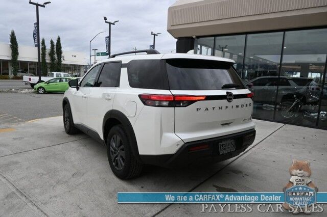 2024 Nissan Pathfinder SV / AWD / Auto Start / Power & Heated Cloth Seats / Adaptive Cruise Control / Lane Departure & Blind Spot / Apple CarPlay & Android Auto / Back Up Camera / 3rd Row / Seats 8 / Cruise Control / 27 MPG / 1-Owner Anchorage AK