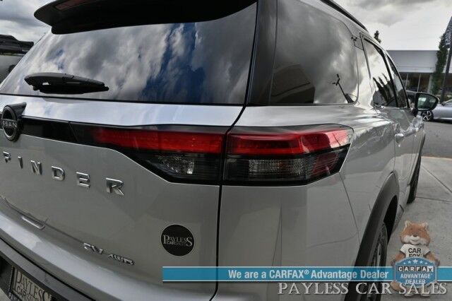 2024 Nissan Pathfinder SV / AWD / Auto Start / Power & Heated Cloth Seats / Adaptive Cruise Control / Lane Departure & Blind Spot / Apple CarPlay & Android Auto / Back Up Camera / 3rd Row / Seats 8 / Cruise Control / 27 MPG / 1-Owner Anchorage AK