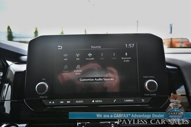 2024 Nissan Pathfinder SV / AWD / Auto Start / Power & Heated Cloth Seats / Adaptive Cruise Control / Lane Departure & Blind Spot / Apple CarPlay & Android Auto / Back Up Camera / 3rd Row / Seats 8 / Keyless Entry & Start / 27 MPG / 1-Owner Anchorage AK