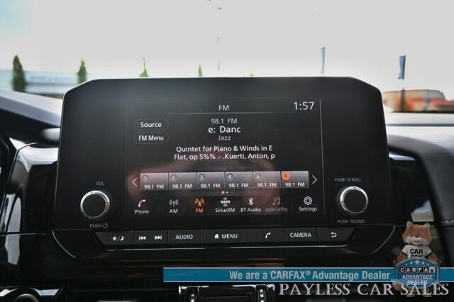 2024 Nissan Pathfinder SV / AWD / Auto Start / Power & Heated Cloth Seats / Adaptive Cruise Control / Lane Departure & Blind Spot / Apple CarPlay & Android Auto / Back Up Camera / 3rd Row / Seats 8 / Keyless Entry & Start / 27 MPG / 1-Owner Anchorage AK