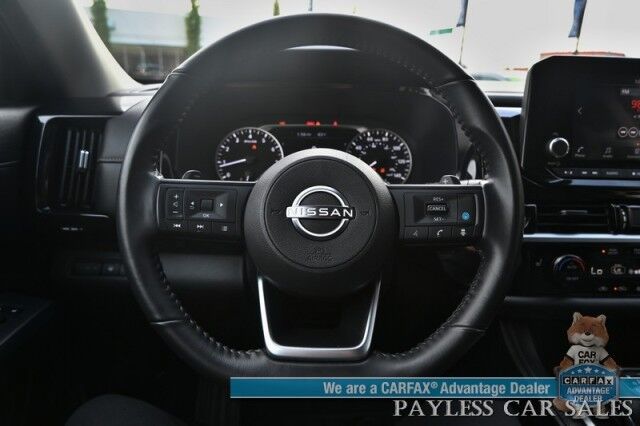 2024 Nissan Pathfinder SV / AWD / Auto Start / Power & Heated Cloth Seats / Adaptive Cruise Control / Lane Departure & Blind Spot / Apple CarPlay & Android Auto / Back Up Camera / 3rd Row / Seats 8 / Keyless Entry & Start / 27 MPG / 1-Owner Anchorage AK