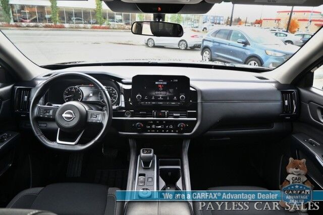 2024 Nissan Pathfinder SV / AWD / Auto Start / Power & Heated Cloth Seats / Adaptive Cruise Control / Lane Departure & Blind Spot / Apple CarPlay & Android Auto / Back Up Camera / 3rd Row / Seats 8 / Keyless Entry & Start / 27 MPG / 1-Owner Anchorage AK