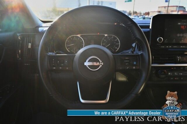 2024 Nissan Pathfinder SV / AWD / Auto Start / Power & Heated Cloth Seats / Adaptive Cruise Control / Lane Departure & Blind Spot / Apple CarPlay & Android Auto / Back Up Camera / 3rd Row / Seats 8 / Keyless Entry & Start / 27 MPG / 1-Owner Anchorage AK