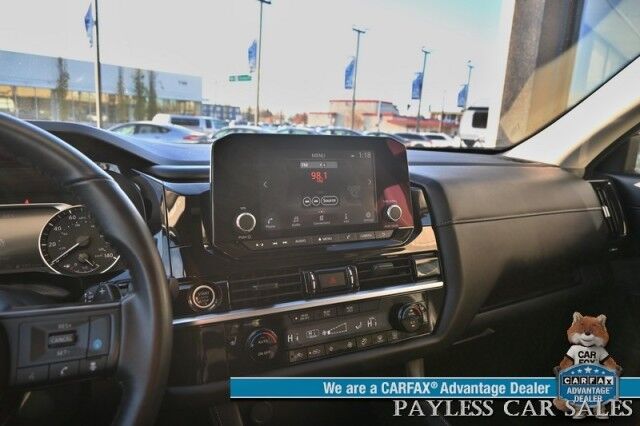 2024 Nissan Pathfinder SV / AWD / Auto Start / Power & Heated Cloth Seats / Adaptive Cruise Control / Lane Departure & Blind Spot / Apple CarPlay & Android Auto / Back Up Camera / 3rd Row / Seats 8 / Keyless Entry & Start / 27 MPG / 1-Owner Anchorage AK