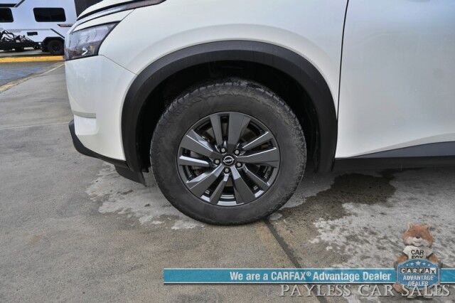 2024 Nissan Pathfinder SV / AWD / Auto Start / Power & Heated Cloth Seats / Adaptive Cruise Control / Lane Departure & Blind Spot / Apple CarPlay & Android Auto / Back Up Camera / 3rd Row / Seats 8 / Keyless Entry & Start / 27 MPG / 1-Owner Wasilla AK
