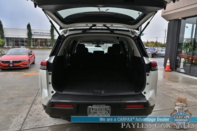 2024 Nissan Pathfinder SV / AWD / Auto Start / Power & Heated Cloth Seats / Adaptive Cruise Control / Lane Departure & Blind Spot / Apple CarPlay & Android Auto / Back Up Camera / 3rd Row / Seats 8 / Keyless Entry & Start / 27 MPG / 1-Owner Wasilla AK