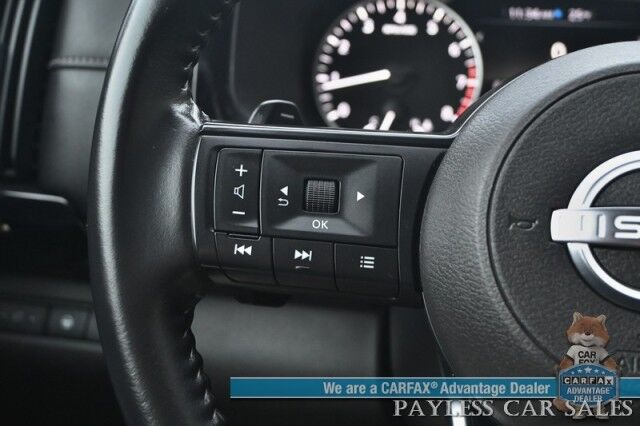 2024 Nissan Pathfinder SV / AWD / Auto Start / Power & Heated Cloth Seats / Adaptive Cruise Control / Lane Departure & Blind Spot / Apple CarPlay & Android Auto / Back Up Camera / 3rd Row / Seats 8 / Keyless Entry & Start / 27 MPG / 1-Owner Anchorage AK 2024 Nissan Pathfinder SV / AWD / Auto Start / Power & Heated Cloth Seats / Adaptive Cruise Control / Lane Departure & Blind Spot / Apple CarPlay & Android Auto / Back Up Camera / 3rd Row / Seats 8 / Keyless Entry & Start / 27 MPG / 1-Owner Anchorage AK