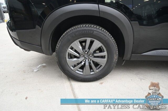 2024 Nissan Pathfinder SV / AWD / Auto Start / Power & Heated Cloth Seats / Adaptive Cruise Control / Lane Departure & Blind Spot / Apple CarPlay & Android Auto / Back Up Camera / 3rd Row / Seats 8 / Keyless Entry & Start / 27 MPG / 1-Owner Anchorage AK 2024 Nissan Pathfinder SV / AWD / Auto Start / Power & Heated Cloth Seats / Adaptive Cruise Control / Lane Departure & Blind Spot / Apple CarPlay & Android Auto / Back Up Camera / 3rd Row / Seats 8 / Keyless Entry & Start / 27 MPG / 1-Owner Anchorage AK