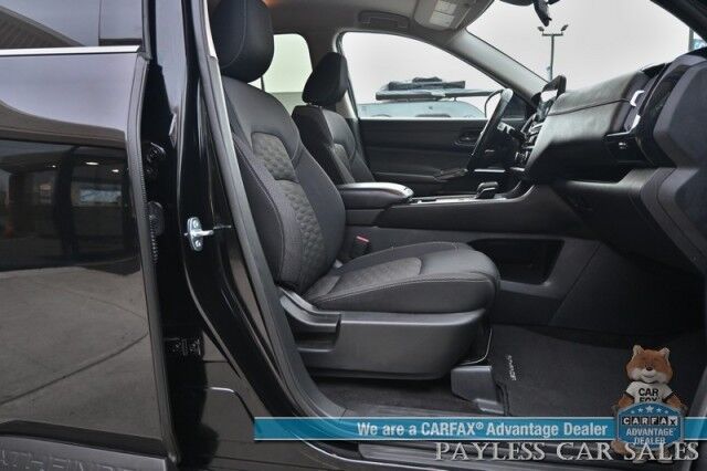 2024 Nissan Pathfinder SV / AWD / Auto Start / Power & Heated Cloth Seats / Adaptive Cruise Control / Lane Departure & Blind Spot / Apple CarPlay & Android Auto / Back Up Camera / 3rd Row / Seats 8 / Keyless Entry & Start / 27 MPG / 1-Owner Anchorage AK 2024 Nissan Pathfinder SV / AWD / Auto Start / Power & Heated Cloth Seats / Adaptive Cruise Control / Lane Departure & Blind Spot / Apple CarPlay & Android Auto / Back Up Camera / 3rd Row / Seats 8 / Keyless Entry & Start / 27 MPG / 1-Owner Anchorage AK