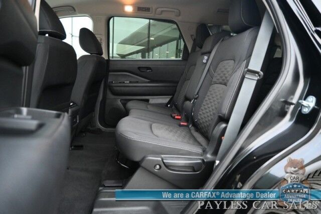 2024 Nissan Pathfinder SV / AWD / Auto Start / Power & Heated Cloth Seats / Adaptive Cruise Control / Lane Departure & Blind Spot / Apple CarPlay & Android Auto / Back Up Camera / 3rd Row / Seats 8 / Keyless Entry & Start / 27 MPG / 1-Owner Anchorage AK 2024 Nissan Pathfinder SV / AWD / Auto Start / Power & Heated Cloth Seats / Adaptive Cruise Control / Lane Departure & Blind Spot / Apple CarPlay & Android Auto / Back Up Camera / 3rd Row / Seats 8 / Keyless Entry & Start / 27 MPG / 1-Owner Anchorage AK